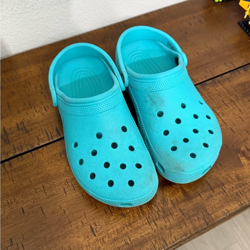 CROCS Aqua Blue shoes
